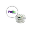Twist Top Container With White Cap Filled With Printed Mints